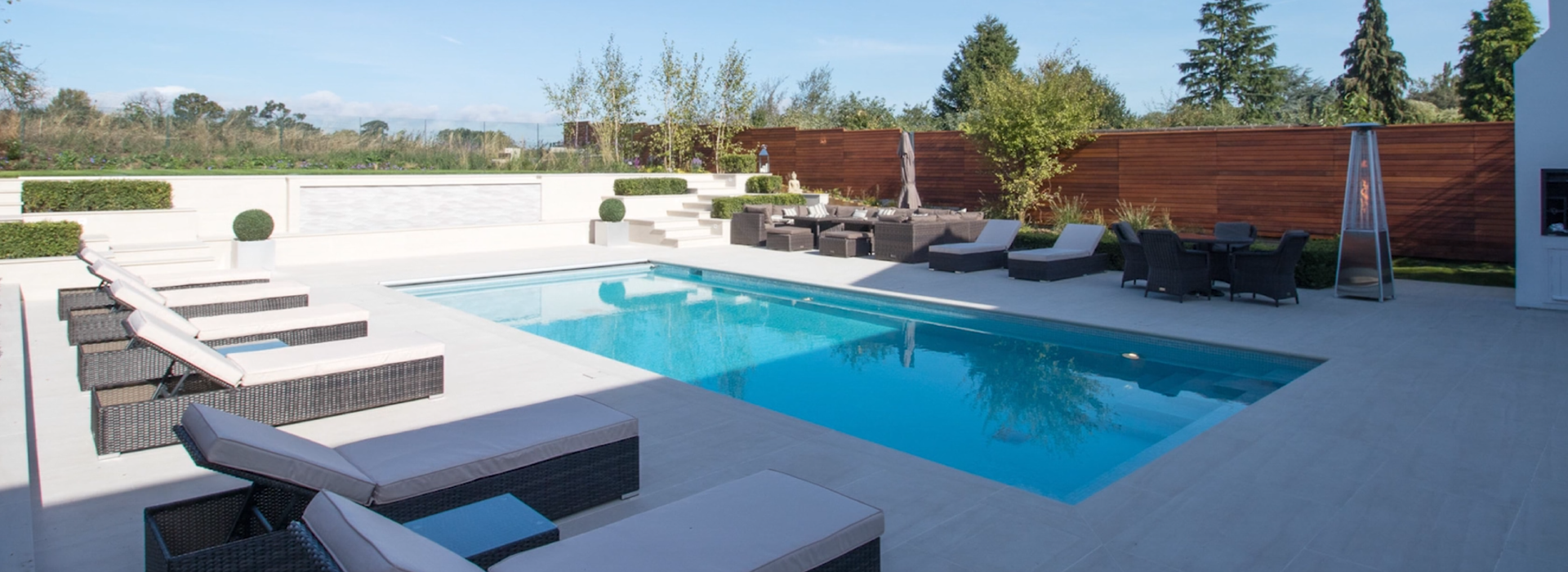Bespoke outdoor pool design